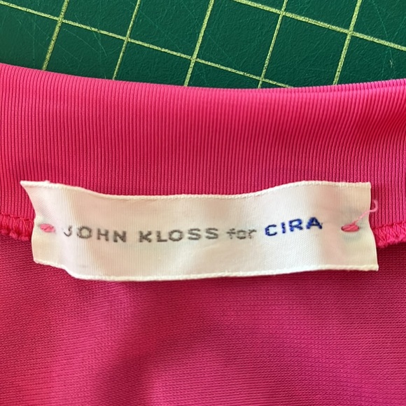 vintage 70s John Kloss hot pink halter nightgown - Picture 5 of 8